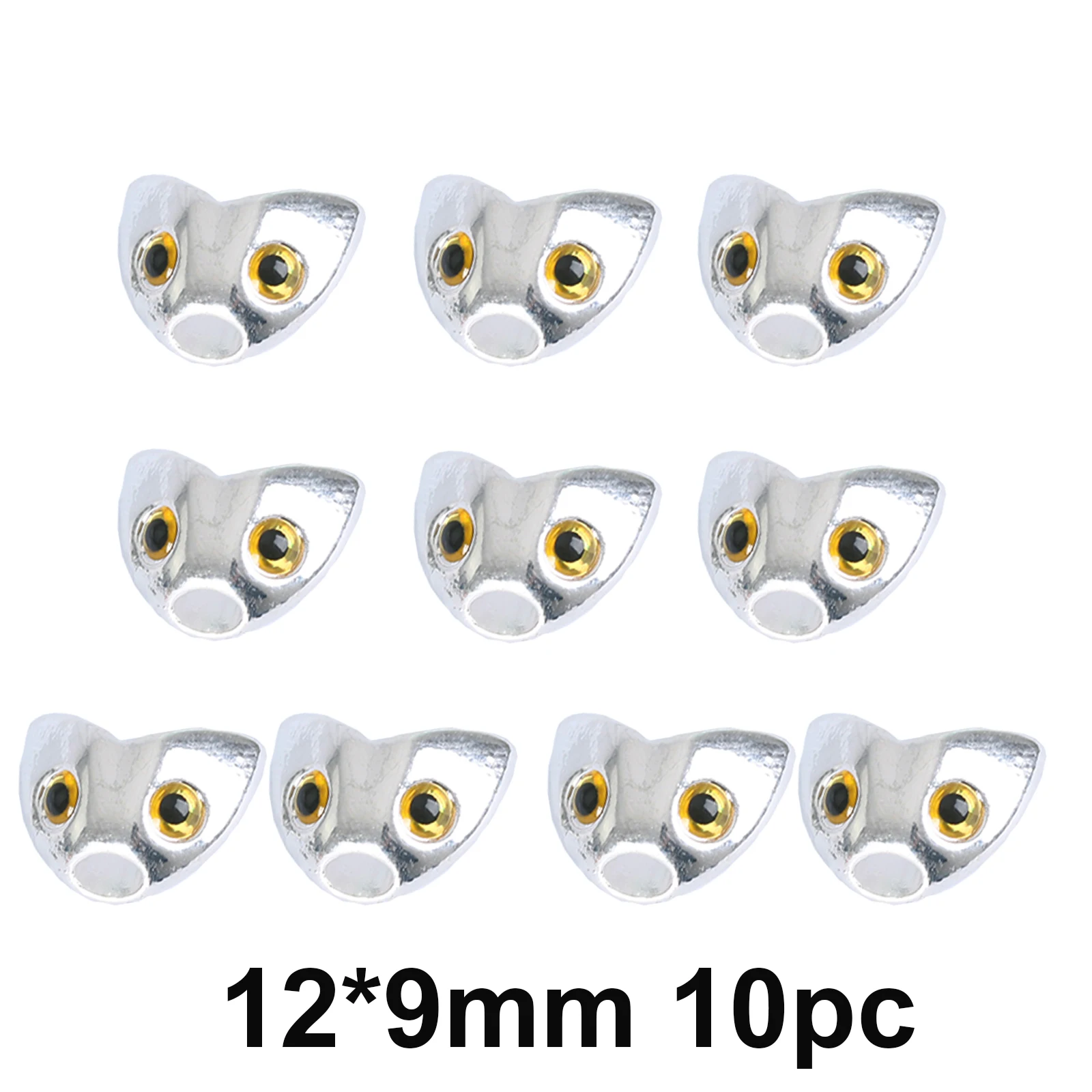 12mm 9mm 10pc silver