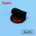 20mm black 50pairs