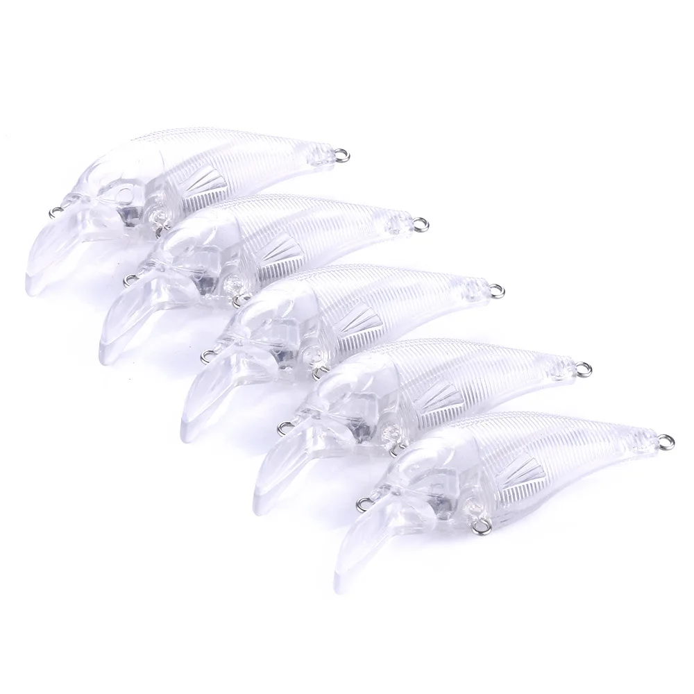 Señuelos de manivela plug FREE FISHER para DIY en blanco transparente - imagen 5
