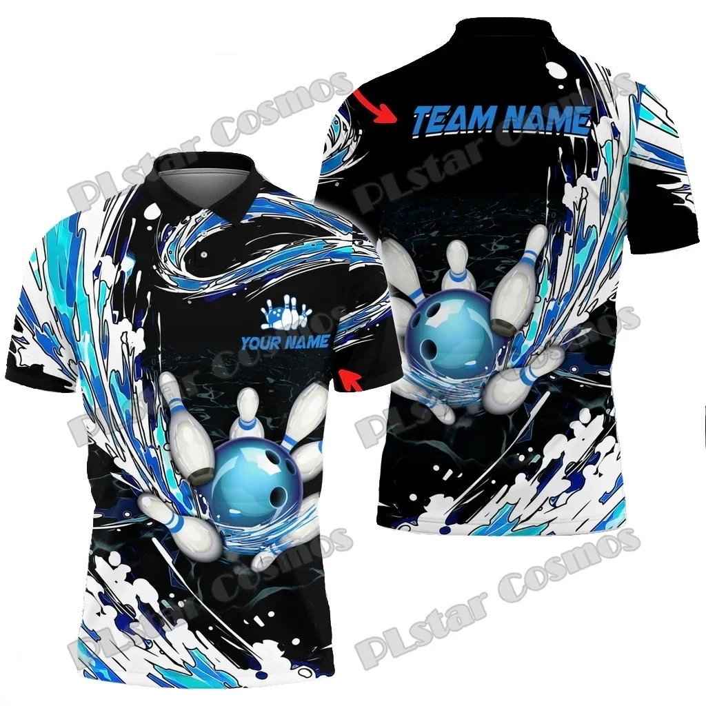 Bolos y alfileres Wind Rise Multicolor nombre personalizado 3D impreso hombres Polo camisas verano Casual Unisex Premium Polo camisa PLP66 - imagen 5