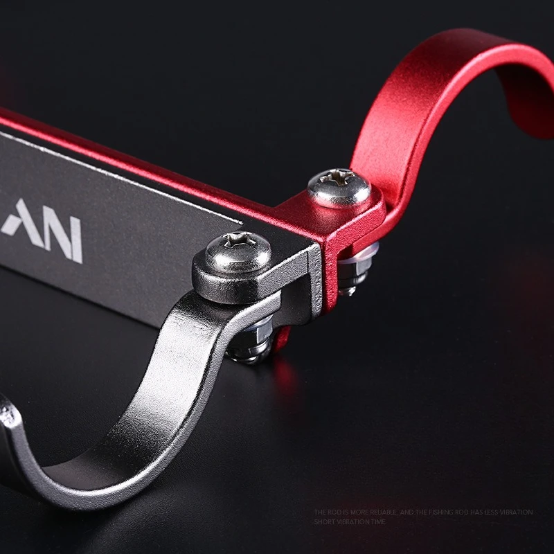 Caja de pesca portátil aluminio-magnesio con luz y fijación rápida - imagen 2