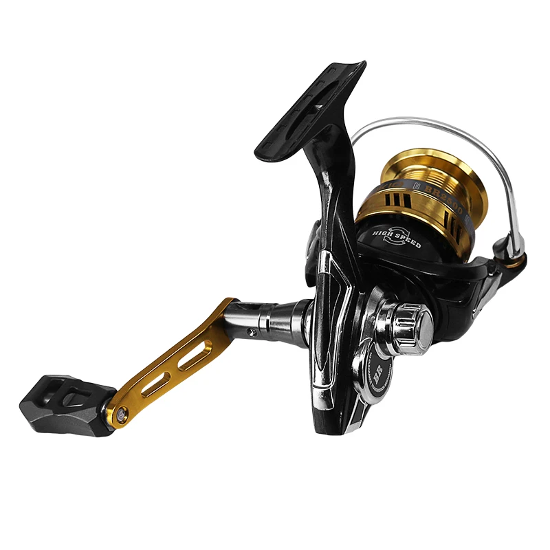 DEUKIO-Carrete de Metal giratorio, serie 2500, 3000, 7,1: 1, aparejos de Pesca, 5 + 1BB, alimentador de carpa - imagen 5