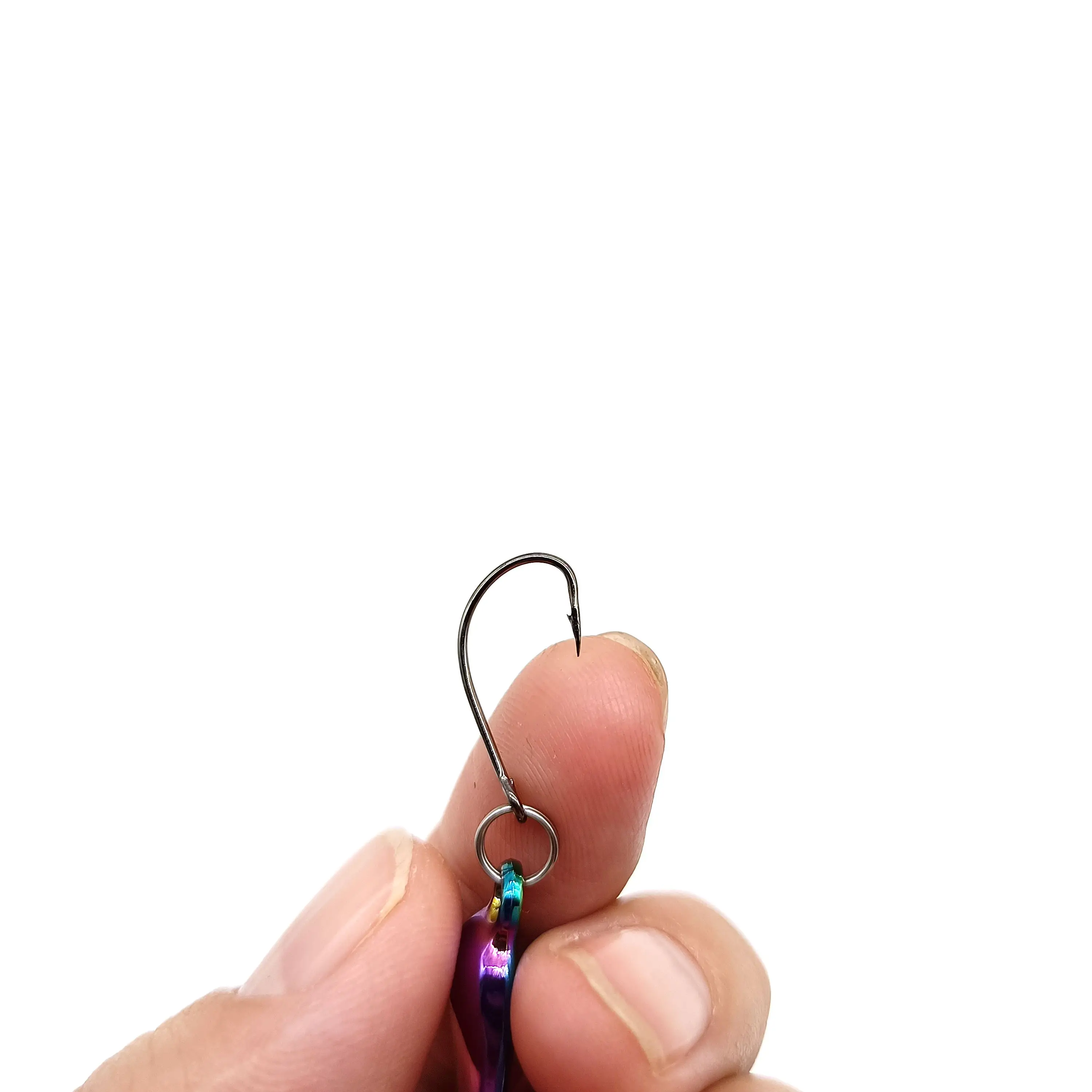 DUODUOYU 1 Uds. Señuelos de pesca con cuchara giratoria de Metal 1,1g/2,2g/3,5g/5g/7g Isca cebos duros artificiales herramientas de pesca de agua salada para lubina - imagen 4