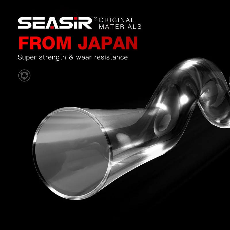 Línea de Pesca de carbono Seasir 100%, monofilamento de calidad japonesa, 50M, 4-16LB, fluorocarbono que se hunde, Pesca líder - imagen 3