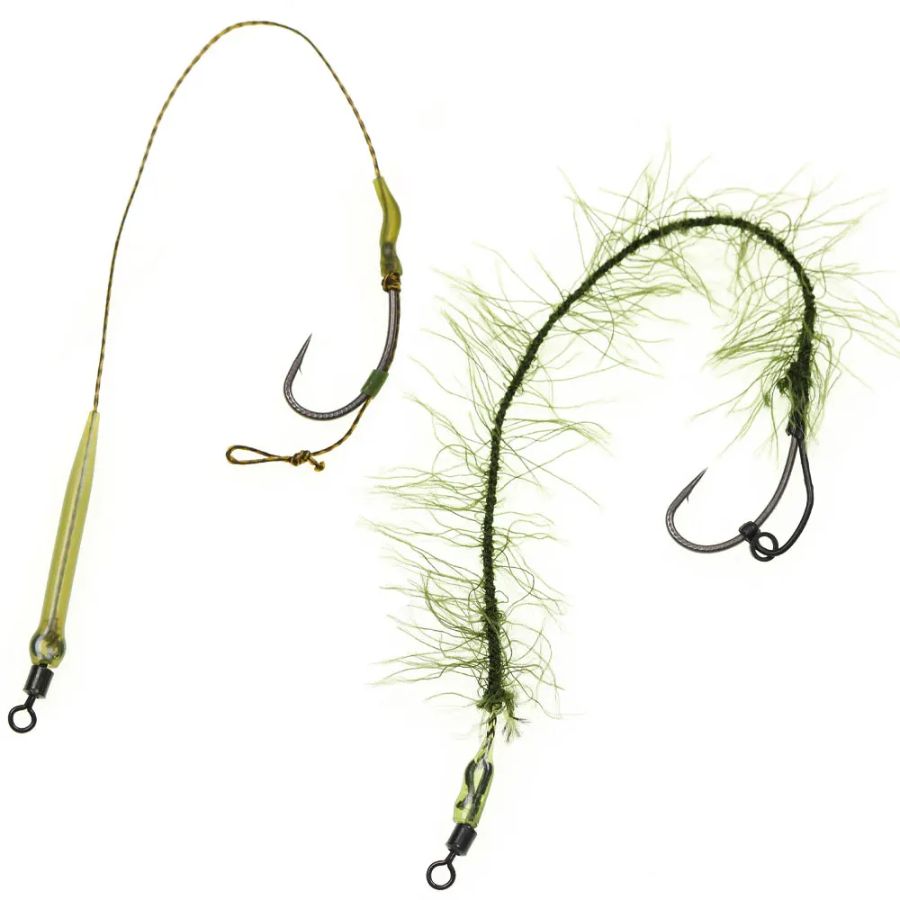 Aparejo de carpa Ronnie Rig con parada de pelo y boilies emergentes - imagen 5