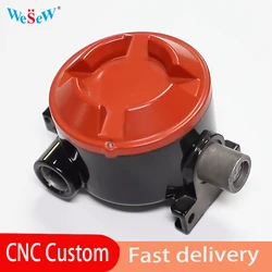 Componentes CNC de pesca en aluminio anodizado y acero inoxidable 304
