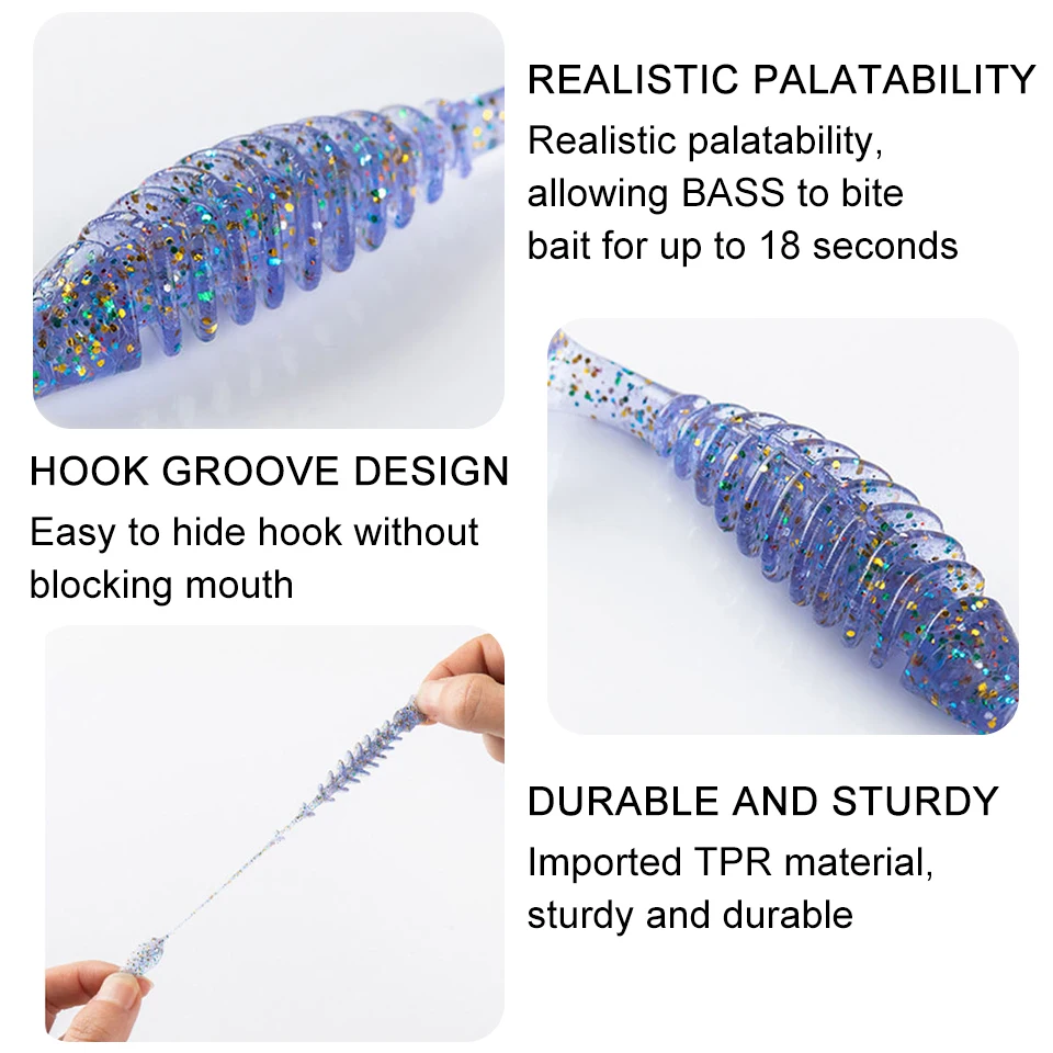 WALK FISH-señuelo suave flotante para lubina, cebo Artificial suave, Swimbait, accesorios de pesca, Wobblers, 6 piezas, 6,5 cm/2,3g, nuevo - imagen 3