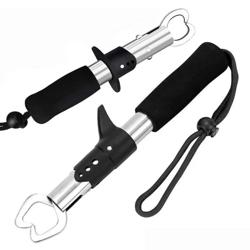 Controlador de pescado portátil de acero inoxidable 304 a prueba de óxido, alicates profesionales para atrapar labios, equipo de pesca de 21/17cm - imagen 5