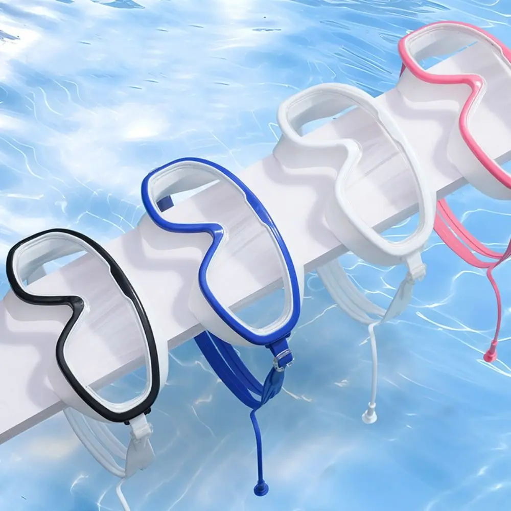 Gafas de natación con montura grande, antivaho, visión amplia, suaves, profesionales, accesorios de buceo - imagen 3