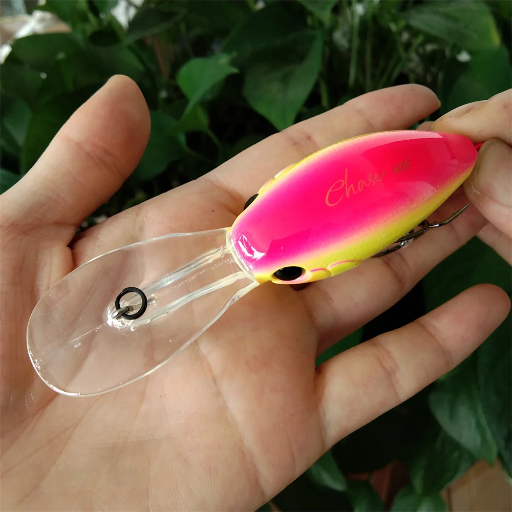 TSURINOYA-señuelo de pesca flotante, cebo duro Artificial Crazy Wobbler, manivela de fundición larga, 3 piezas, 60mm, 16,6g, 0-3m - imagen 2