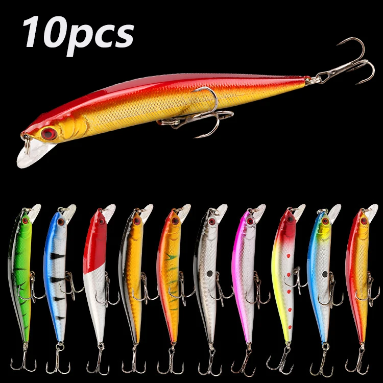 Crankbait flotante con ojos 3D para lucio y carpa