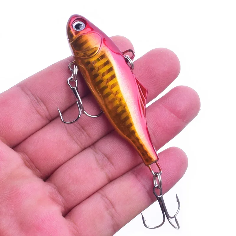 1Pc Wobbler hundimiento vibración señuelo de Pesca 7cm 23,5g invierno hielo Jigging Pike cebo Artificial cebo lubina VIB Pesca - imagen 5