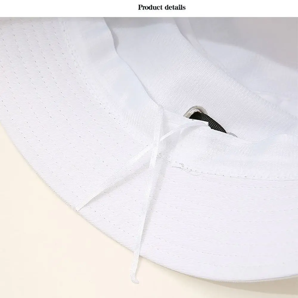 Gorra de pescador en uso