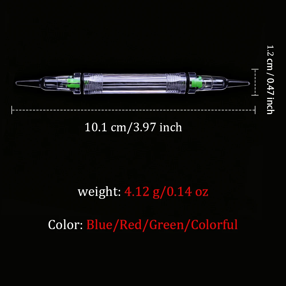 (Sin batería) 5 uds luces de pesca intermitentes de dos extremos, luces de pesca subacuáticas, luces de cebo nocturno para pesca en barcos, luces traseras - imagen 3