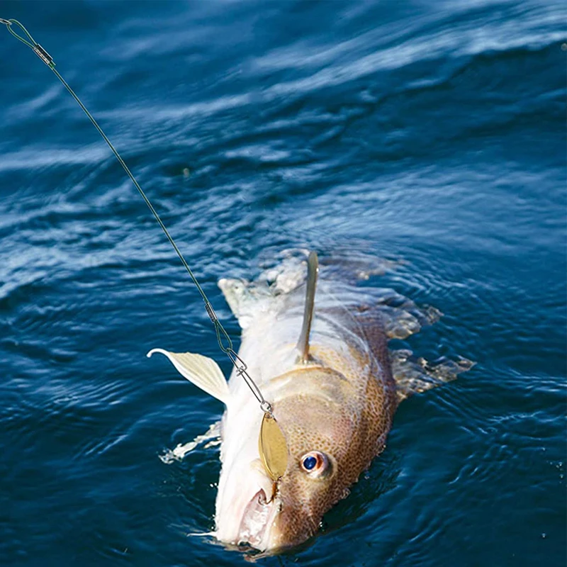 Líder de pesca acero inoxidable con giratorios antienredos - imagen 5