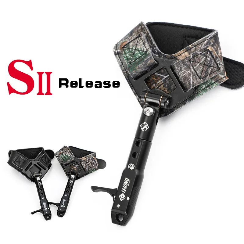 Accesorios de tiro con arco compuesto de aleación de aluminio con liberación de pulsera - imagen 4