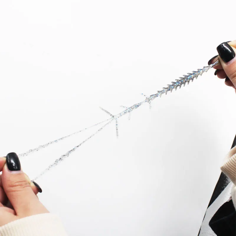 Bazooka-señuelo de pesca suave de 75mm, cebo de silicona para gambas, lucios, Wobbler, Twintail, Minnow, Jigging, Swimbait, gusano, carpa - imagen 4