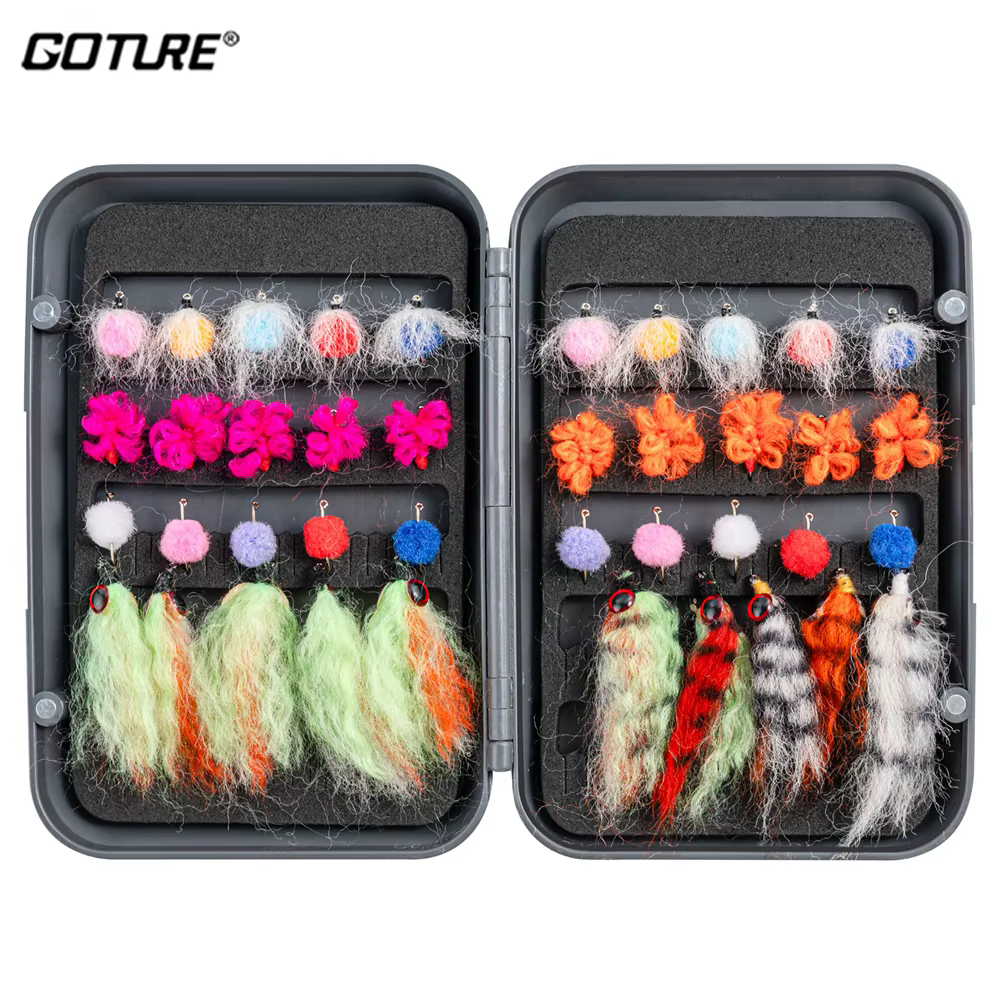 Caja ninfa impermeable Goture – Para moscas, streamers y ninfas