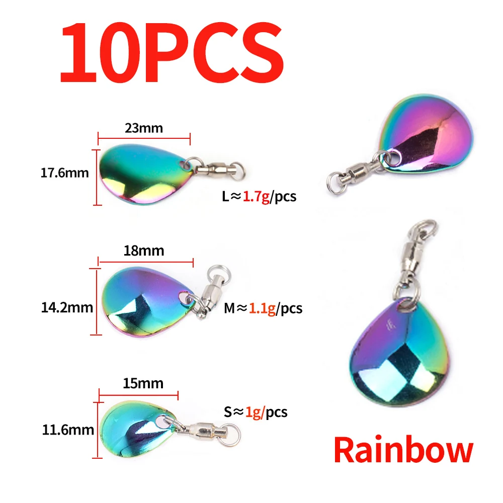 10PCS B Rainbow