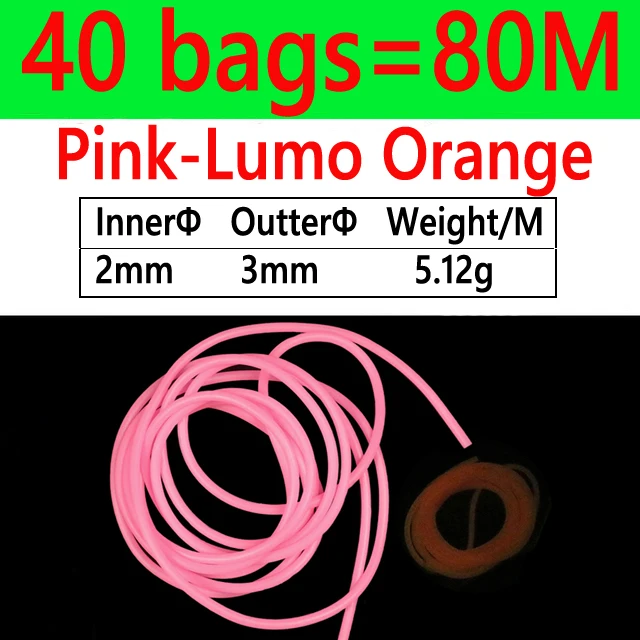 40 bags Pink