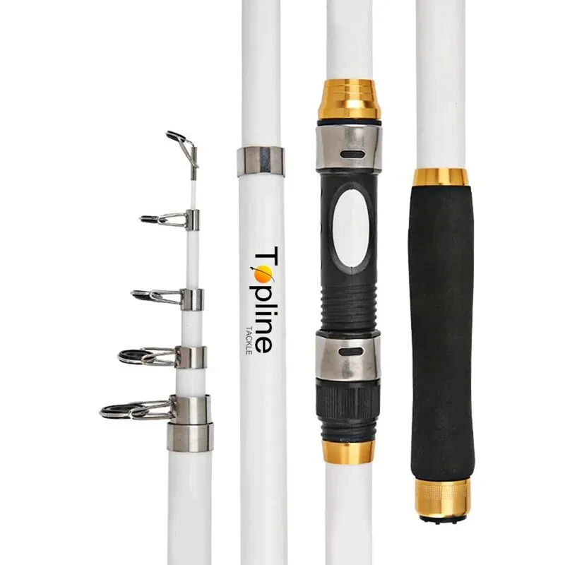 Caña de pescar de carpa de 2,1 m, caña de fundición rígida telescópica de fibra de carbono FRP para pesca con caña, equipo deportivo al aire libre - imagen 4