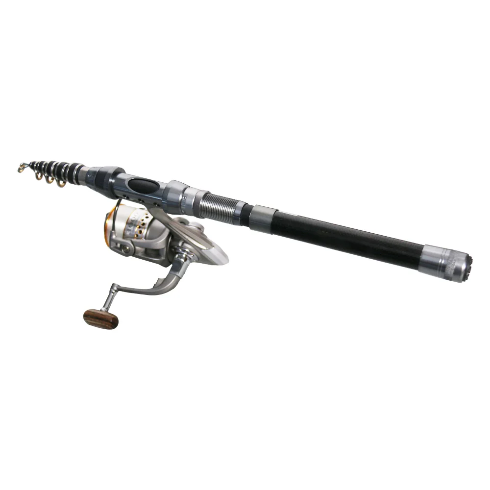 DEUKIO-caña de pescar telescópica en roca, alimentador giratorio de carpa con mosca, fibra de carbono, 2,7 M, 2,4 M, 2,1 M, 1,8 M, 1,5 M, Mini asiento de carrete de caña de viaje - imagen 5