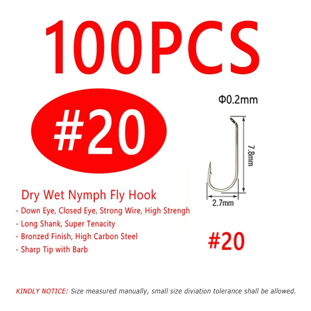 100PCS Size 20