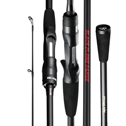 Caña spinning ultraligera fibra carbono 1,70m 3-15g