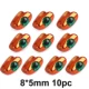 8mm 5mm 10pcM-orange