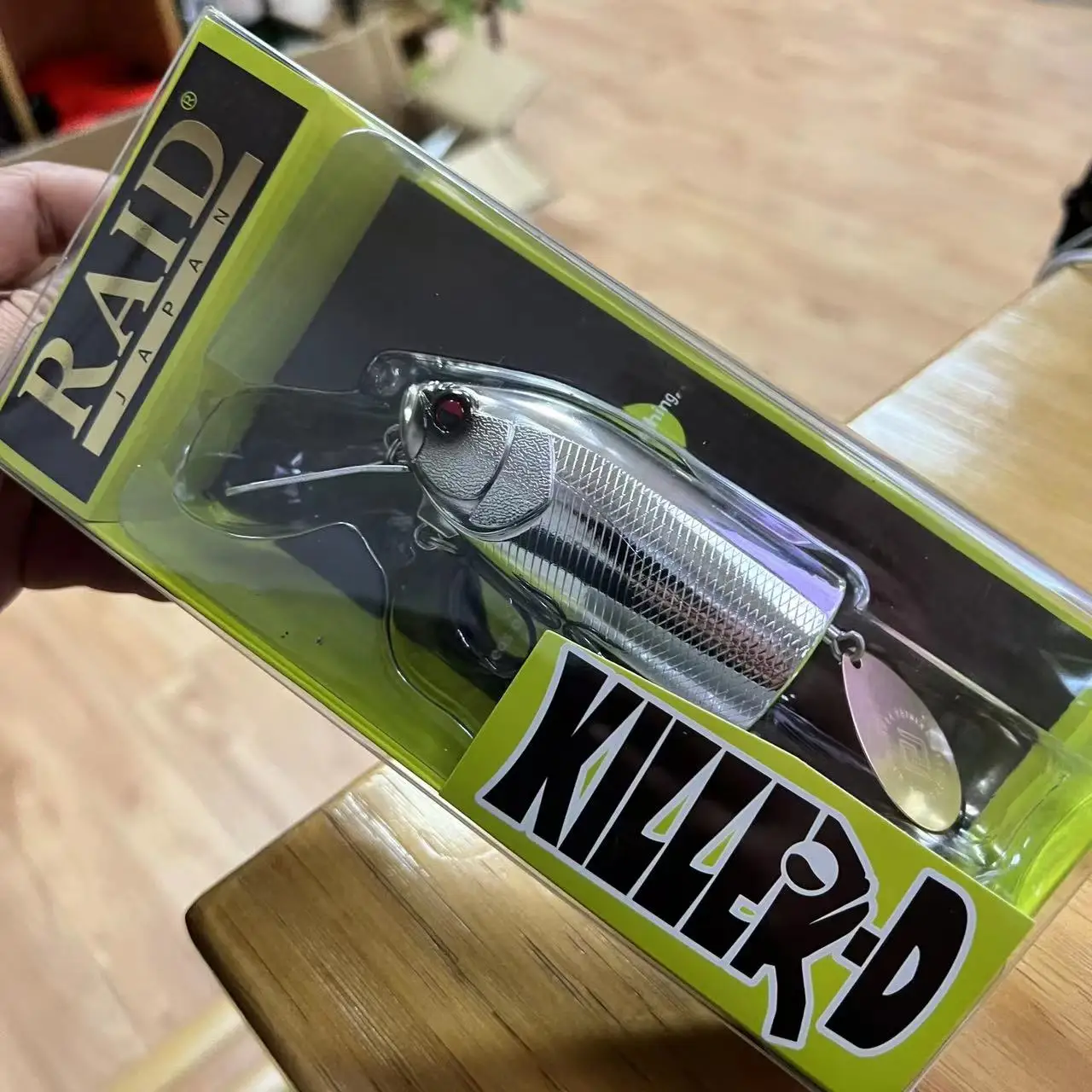 Cebo falso japonés RAID Water Luya KILLER-D ruido Rock Fat Man pintura fina depósito perca flotante - imagen 4