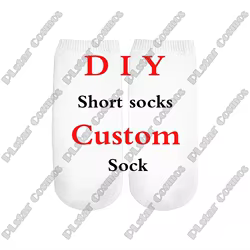 YX GIRL Impresión 3D DIY Diseño personalizado Calcetines de mujer Calcetín de estilo de moda Envío de la gota Mayoristas Proveedores para Drop Shipper