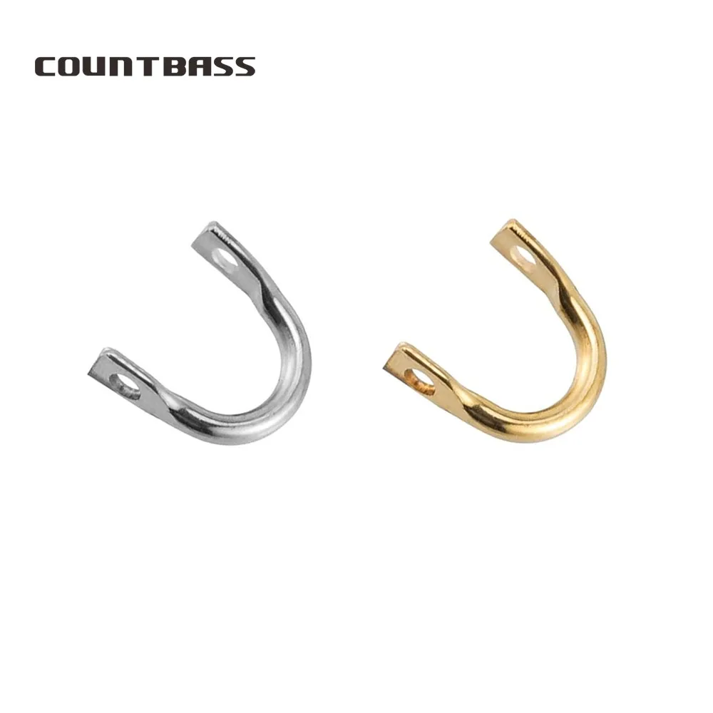 Countbass 100 Uds. Horquillas de fácil giro de acero inoxidable DIY spinnerbatis spinner Señuelos de pesca accesorios horquilla aparejos artesanales