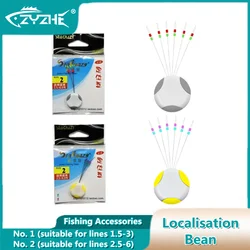 ZYZ frijoles de posicionamiento de pesca, Sedal sin daños, nudo de algodón de repuesto, accesorios de pesca, aparejos