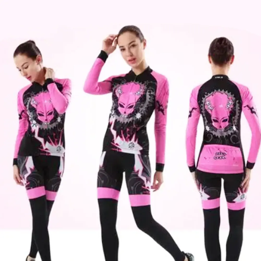 Maillot térmico mujer de forro polar manga larga para MTB invierno - imagen 5