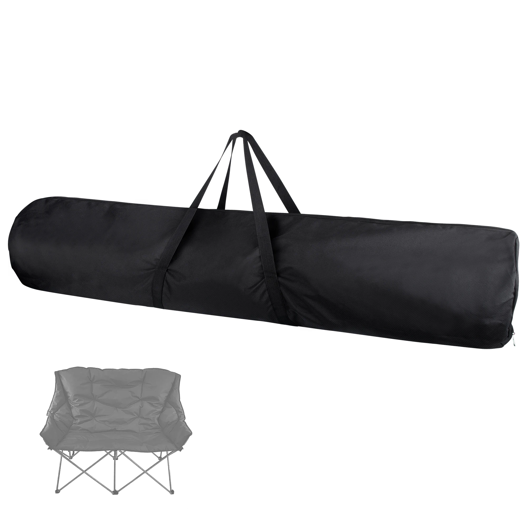 Bolsa de repuesto para silla de Camping plegable de 120cm, organizador de almacenamiento portátil con asa de transporte para tienda de campaña, pesca, acampada al aire libre y senderismo