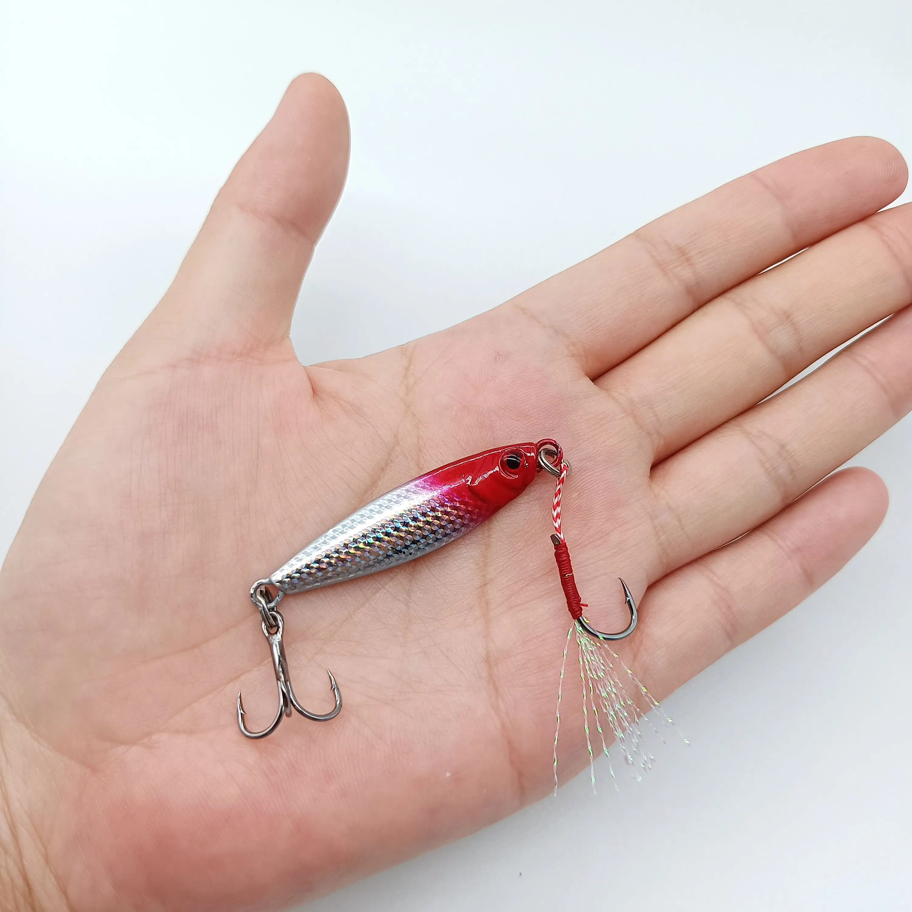 DUODUOYU-señuelo de pesca de Metal fundido, cebo Artificial para lubina, aparejos de pesca, 7g/10g/15g/20g, 1 ud. - imagen 4