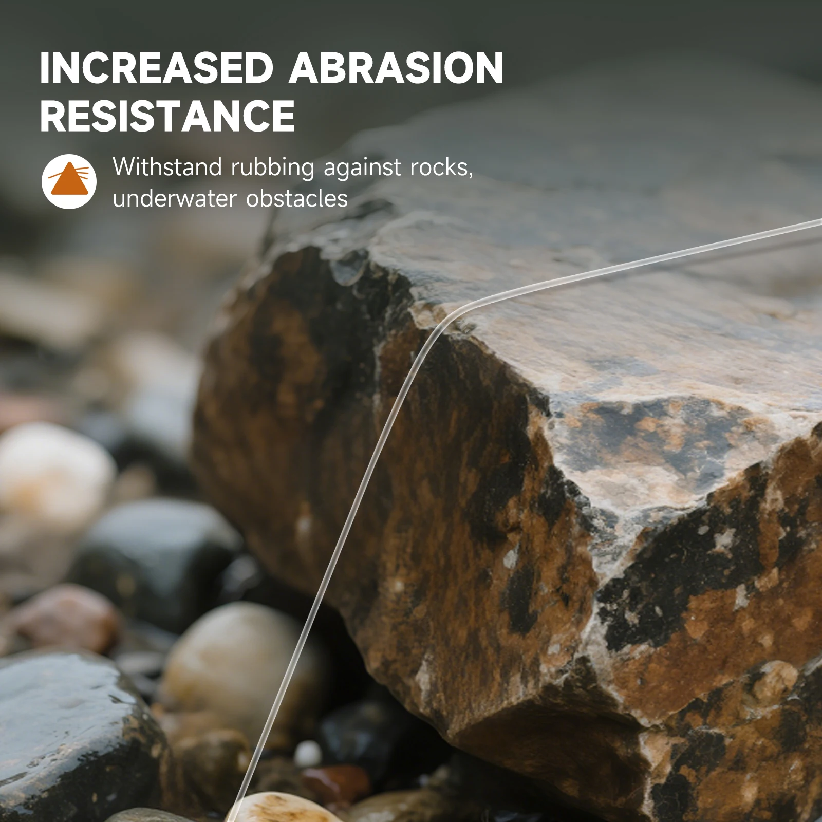 Línea de pesca con mosca líder cónico Maximumcatch 100% fluorocarbono puro 9 pies 0-7X línea líder con bucles cable de pesca de Color transparente - imagen 3