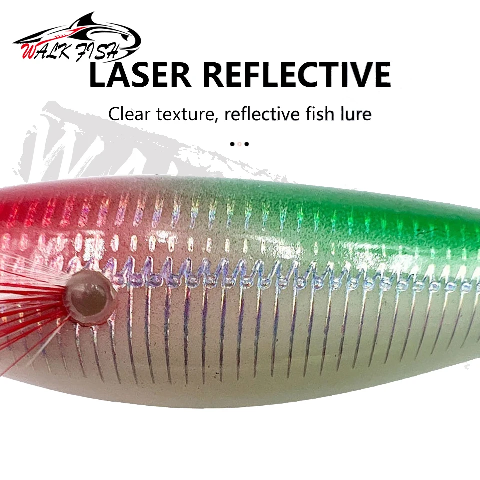 Señuelo luminoso calamar y gamba Walk Fish – Plantilla con spinner - imagen 4