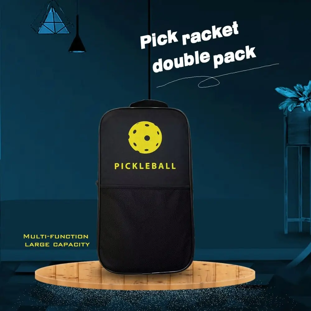Bolsa impermeable para raqueta de Pickleball, cubierta antipolvo de tela Oxford, Protector de paleta de Pickleball, gran capacidad, doble cremallera - imagen 4