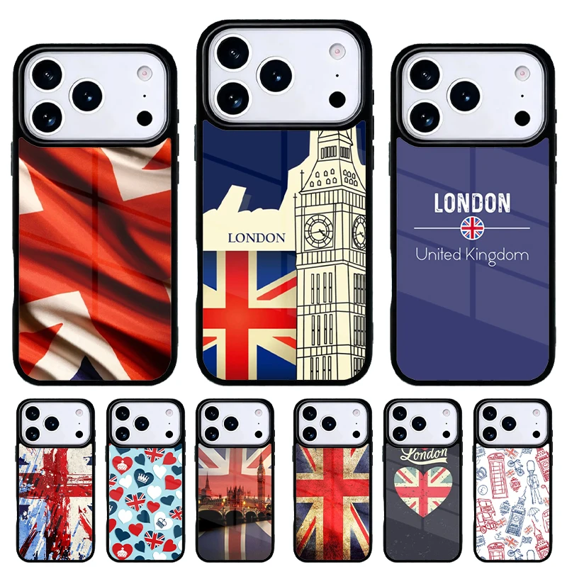 Funda para iPhone con Diseño Bandera Reino Unido y Londres