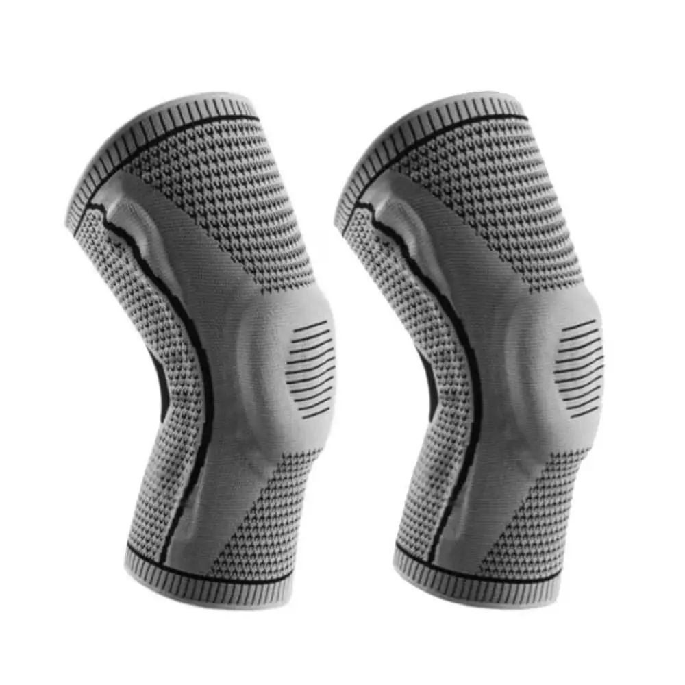 Rodilleras deportivas de diseño antideslizante, estabilizadores de almohadilla de Gel de ajuste cómodo, rodillera de compresión, soporte estabilizador de ajuste de compresión - imagen 3