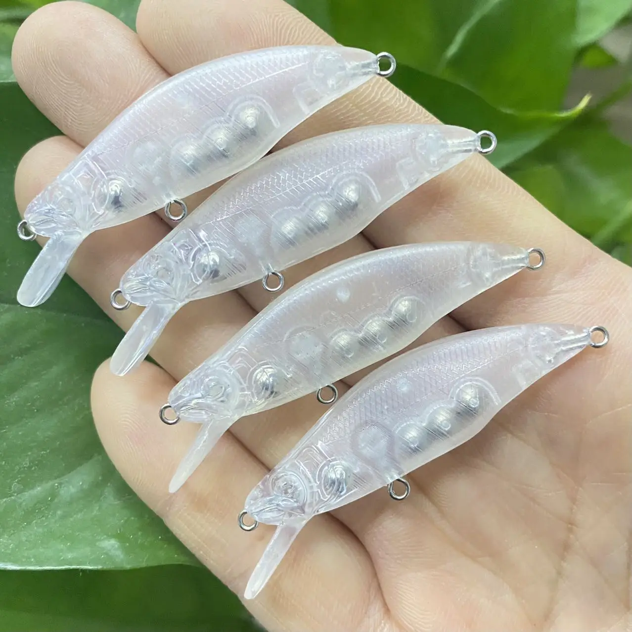 50 unids/lote Minnow sin pintar cebo duro que se hunde 50mm 3,6g espacios en blanco carpa Peche Stream señuelo de Pesca Japón Isca Pesca 9015 - imagen 2