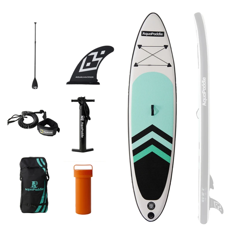 Explore las aguas serenas con este versátil Paddleboard y accesorios