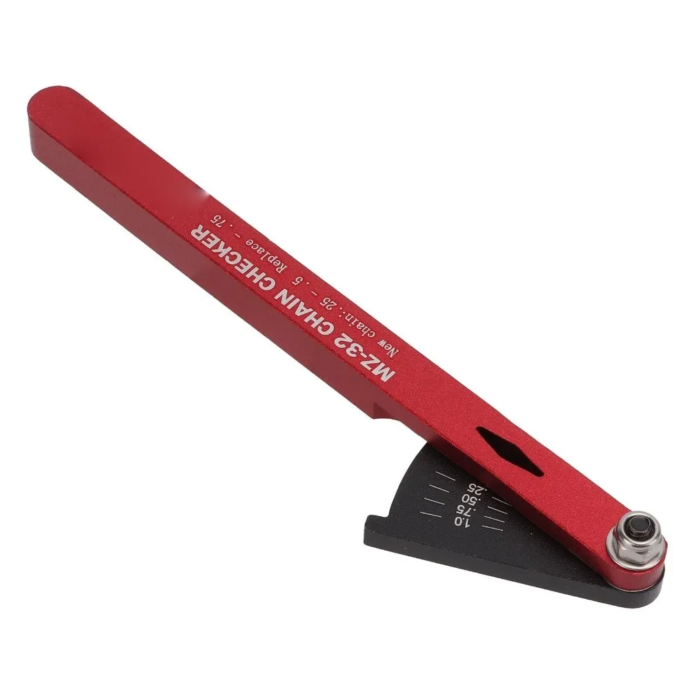 Comprobador desgaste cadena bicicleta – Medidor aluminio multifuncional - imagen 2