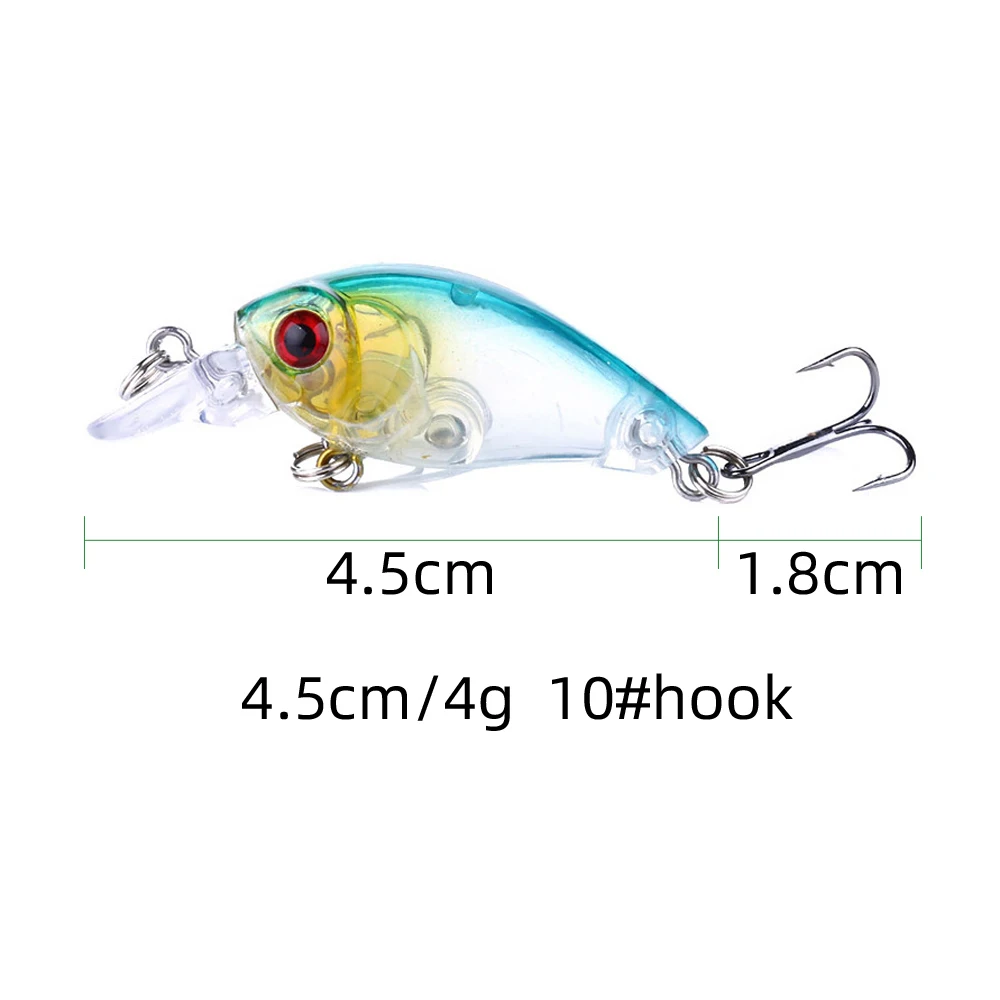 DNDYUJU-Juego de cebos Crankbaits de 3 piezas, Señuelos de Pesca de colores mezclados, cebos para pececillos, Wobbler, Bass Swimbait, Sea Swim, trucha, aparejos duros - imagen 2