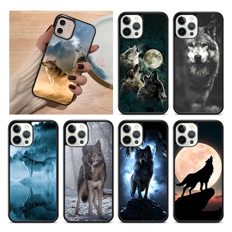 Apple Funda iPhone Lobo Aullando – Compatibilidad Total Modelos - imagen 4