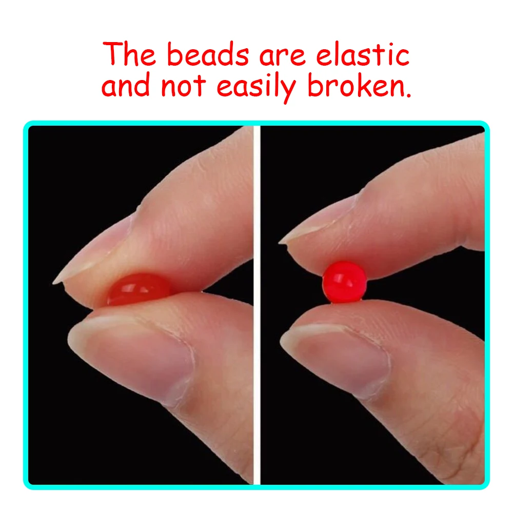 100-200-500 unids/botella 7mm cebo de gelatina de pesca suave carpa pez falso huevo cuentas de gelatina señuelo Artificial Dropshipping ventas al por mayor nuevo - imagen 5