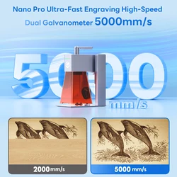Grabador láser portátil Longer Nano Pro 12W – Alta precisión y velocidad