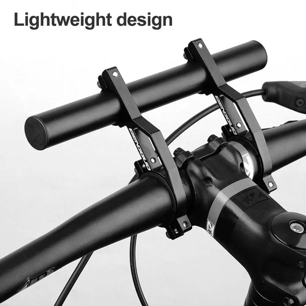 Soporte de extensión de manillar de bicicleta, soporte de extensión de bicicleta de aleación de aluminio para medidor de código, barra transversal de 10/20cm - imagen 2