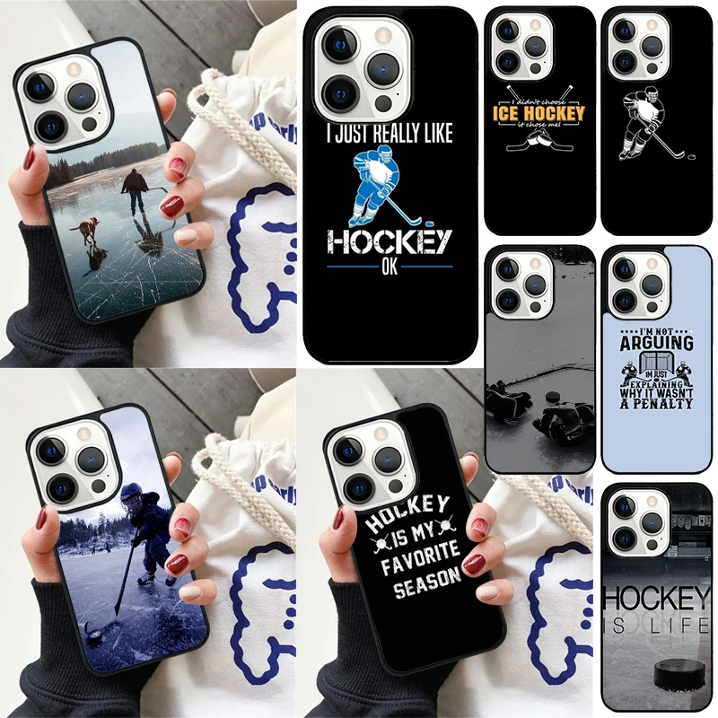 Funda Hockey Hielo para iPhone 17 Air 16 15 14 13 Pro Max 12 11 - imagen 2